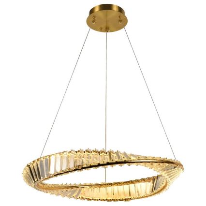 LED Ljusreglerad kristall ljuskrona på snöre LED/40W/230V 3000-6500K + fjärrkontroll