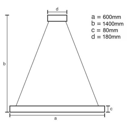 LED Ljusreglerad kristall ljuskrona på snöre LED/40W/230V 3000-6500K + fjärrkontroll