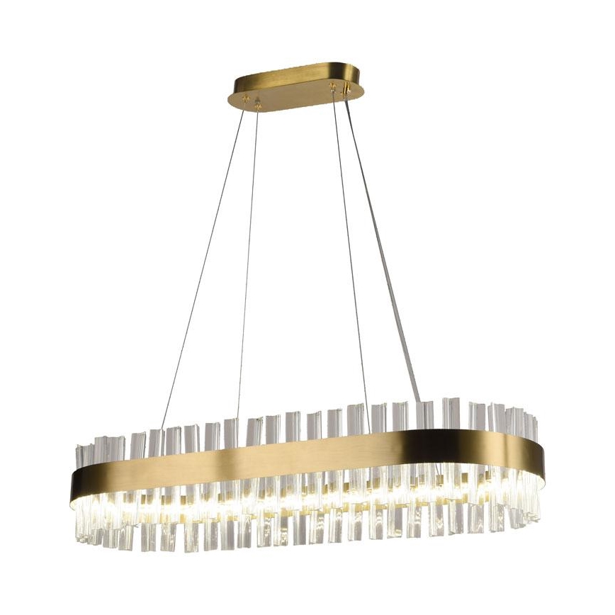 LED Ljusreglerad kristall ljuskrona på snöre LED/45W/230V 3000-6500K + fjärrkontroll