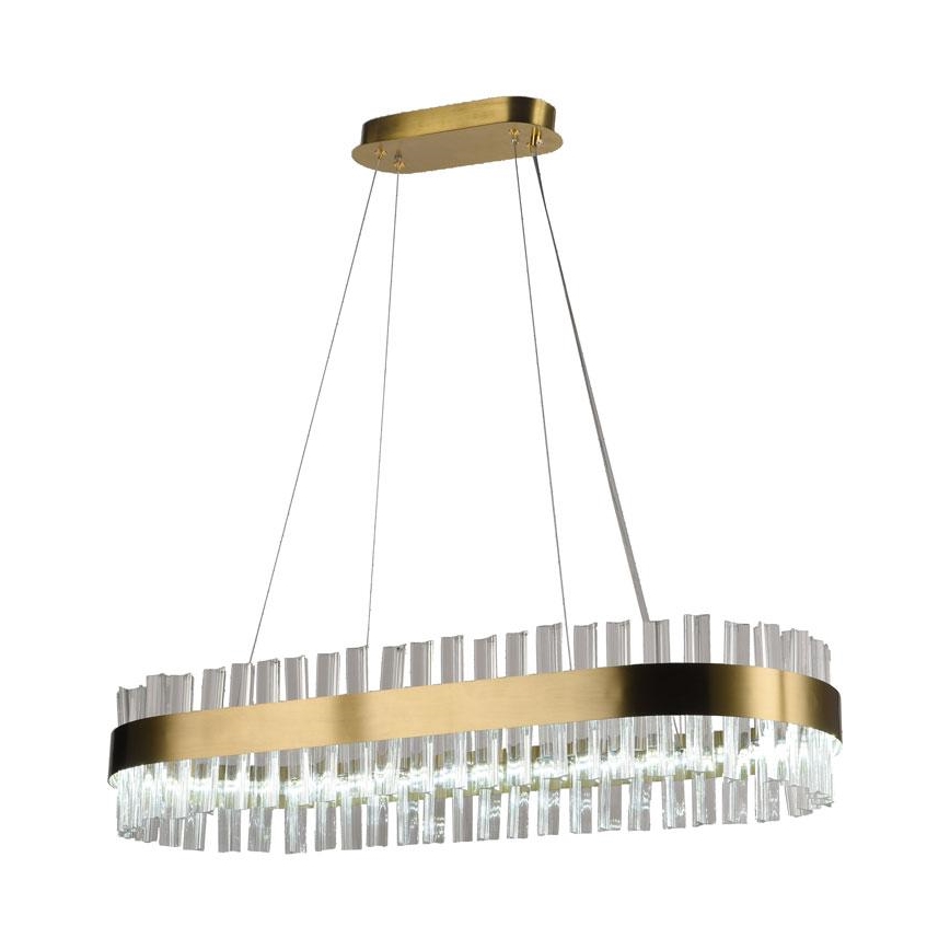 LED Ljusreglerad kristall ljuskrona på snöre LED/45W/230V 3000-6500K + fjärrkontroll