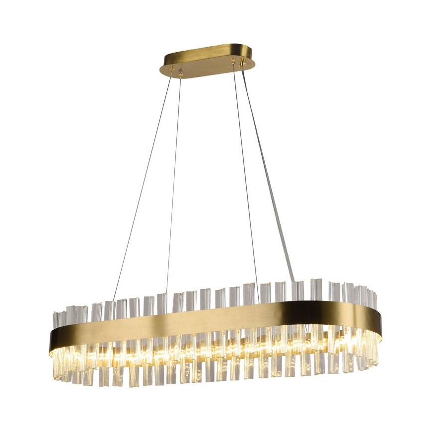 LED Ljusreglerad kristall ljuskrona på snöre LED/45W/230V 3000-6500K + fjärrkontroll