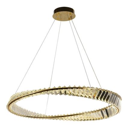 LED Ljusreglerad kristall ljuskrona på snöre LED/50W/230V 3000-6500K + fjärrkontroll