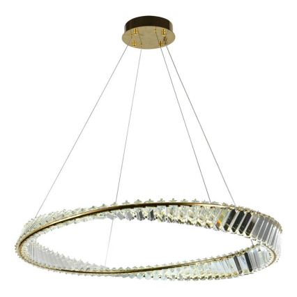 LED Ljusreglerad kristall ljuskrona på snöre LED/50W/230V 3000-6500K + fjärrkontroll