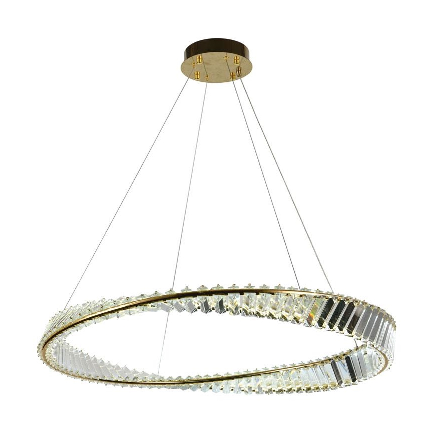 LED Ljusreglerad kristall ljuskrona på snöre LED/50W/230V 3000-6500K + fjärrkontroll