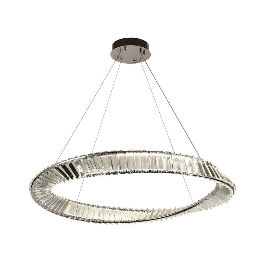 LED Ljusreglerad kristall ljuskrona på snöre LED/50W/230V 3000-6500K + fjärrkontroll