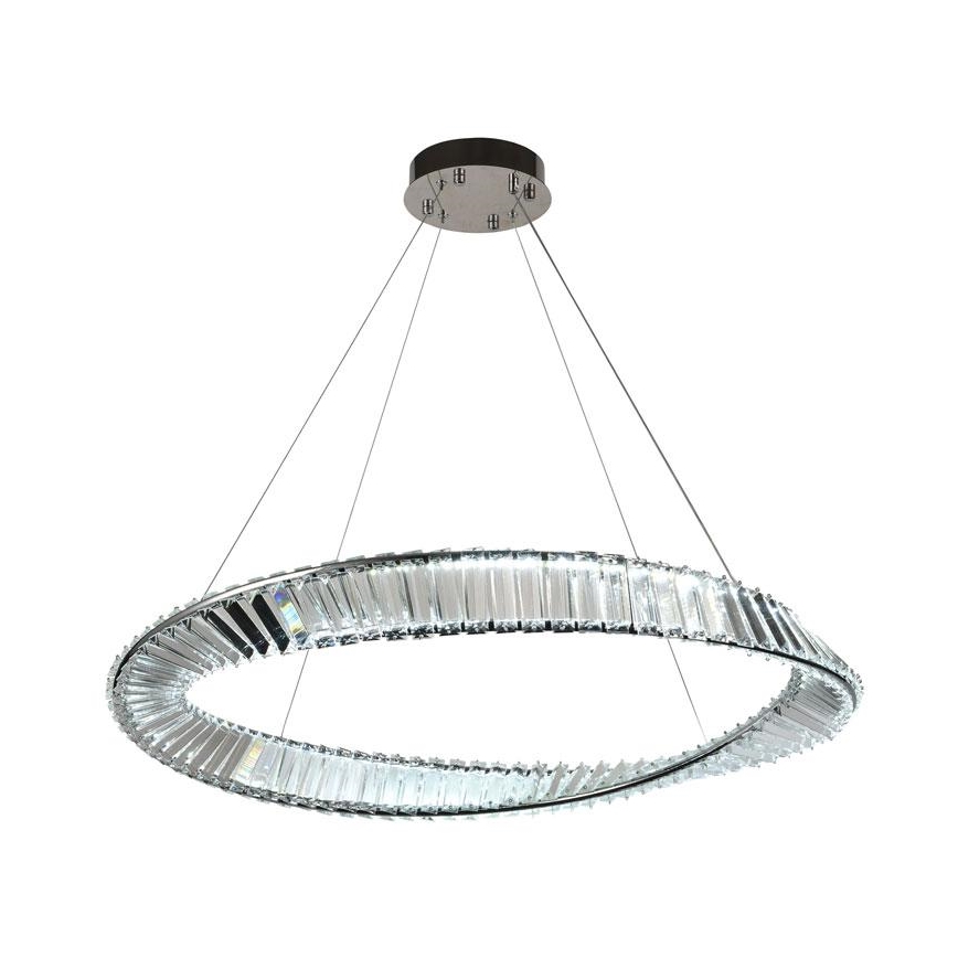 LED Ljusreglerad kristall ljuskrona på snöre LED/50W/230V 3000-6500K + fjärrkontroll