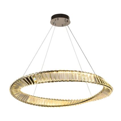 LED Ljusreglerad kristall ljuskrona på snöre LED/50W/230V 3000-6500K + fjärrkontroll