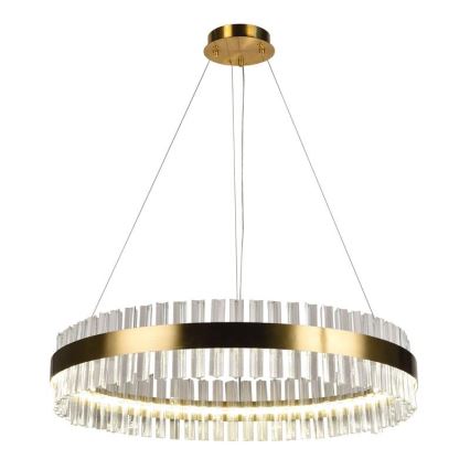 LED Ljusreglerad kristall ljuskrona på snöre LED/55W/230V 3000-6500K + fjärrkontroll