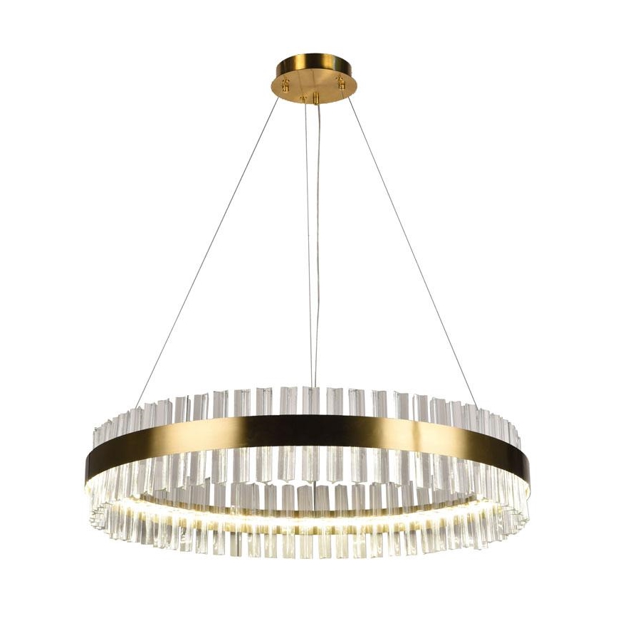 LED Ljusreglerad kristall ljuskrona på snöre LED/55W/230V 3000-6500K + fjärrkontroll