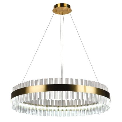 LED Ljusreglerad kristall ljuskrona på snöre LED/55W/230V 3000-6500K + fjärrkontroll