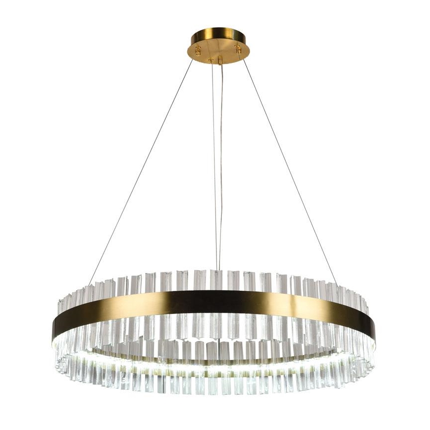 LED Ljusreglerad kristall ljuskrona på snöre LED/55W/230V 3000-6500K + fjärrkontroll
