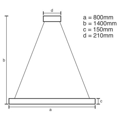 LED Ljusreglerad kristall ljuskrona på snöre LED/55W/230V 3000-6500K + fjärrkontroll