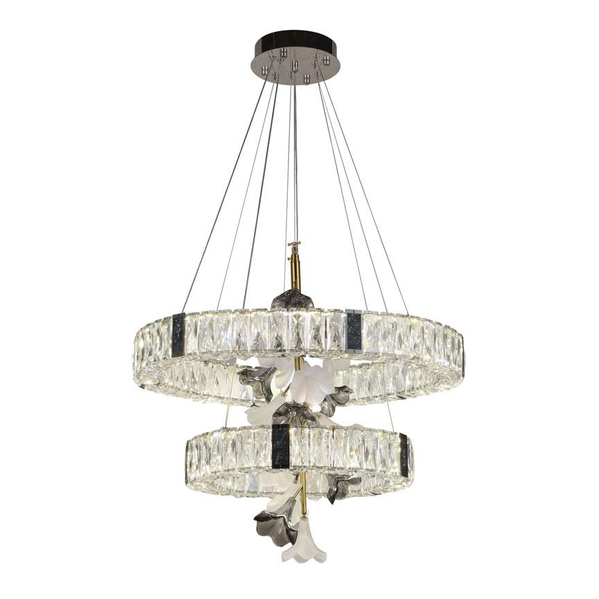 LED Ljusreglerad kristall ljuskrona på snöre LED/70W/230V 3000-6500K + fjärrkontroll