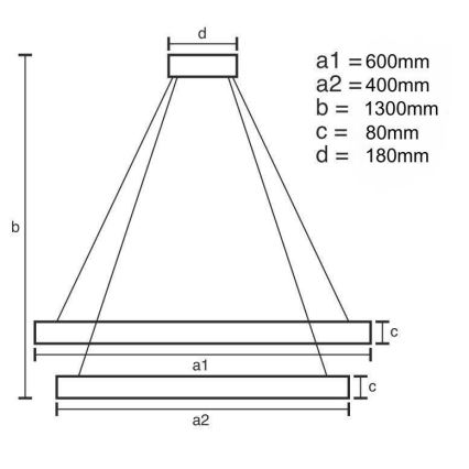 LED Ljusreglerad kristall ljuskrona på snöre LED/70W/230V 3000-6500K + fjärrkontroll