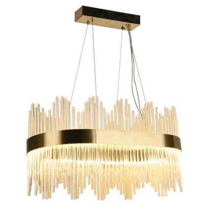 LED Ljusreglerad kristall ljuskrona på snöre LED/70W/230V 3000-6500K + fjärrkontroll