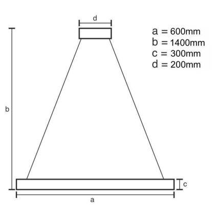 LED Ljusreglerad kristall ljuskrona på snöre LED/80W/230V 3000-6500K + fjärrkontroll