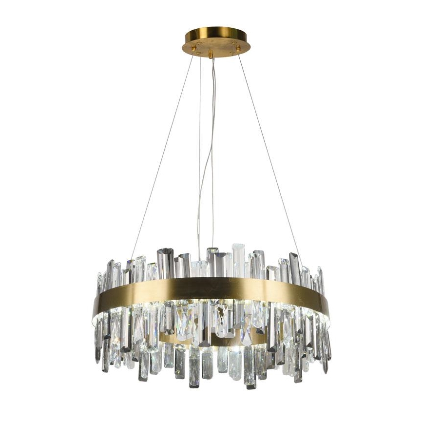 LED Ljusreglerad kristall ljuskrona på snöre LED/80W/230V 3000-6500K + fjärrkontroll