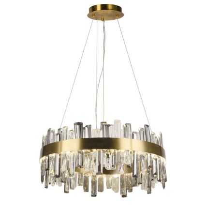 LED Ljusreglerad kristall ljuskrona på snöre LED/80W/230V 3000-6500K + fjärrkontroll
