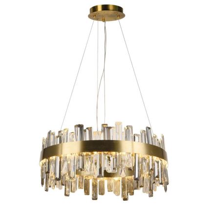 LED Ljusreglerad kristall ljuskrona på snöre LED/80W/230V 3000-6500K + fjärrkontroll