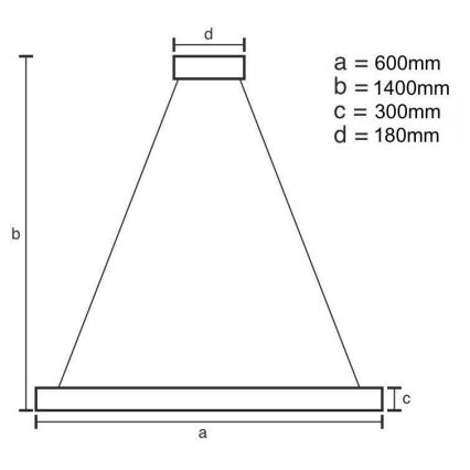 LED Ljusreglerad kristall ljuskrona på snöre LED/80W/230V 3000-6500K + fjärrkontroll