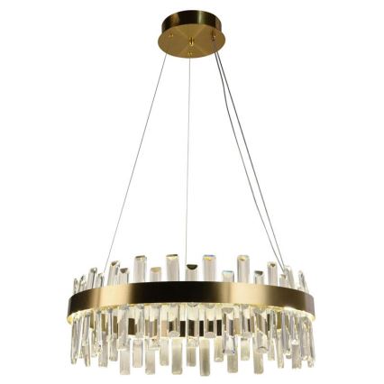 LED Ljusreglerad kristall ljuskrona på snöre LED/80W/230V 3000-6500K + fjärrkontroll