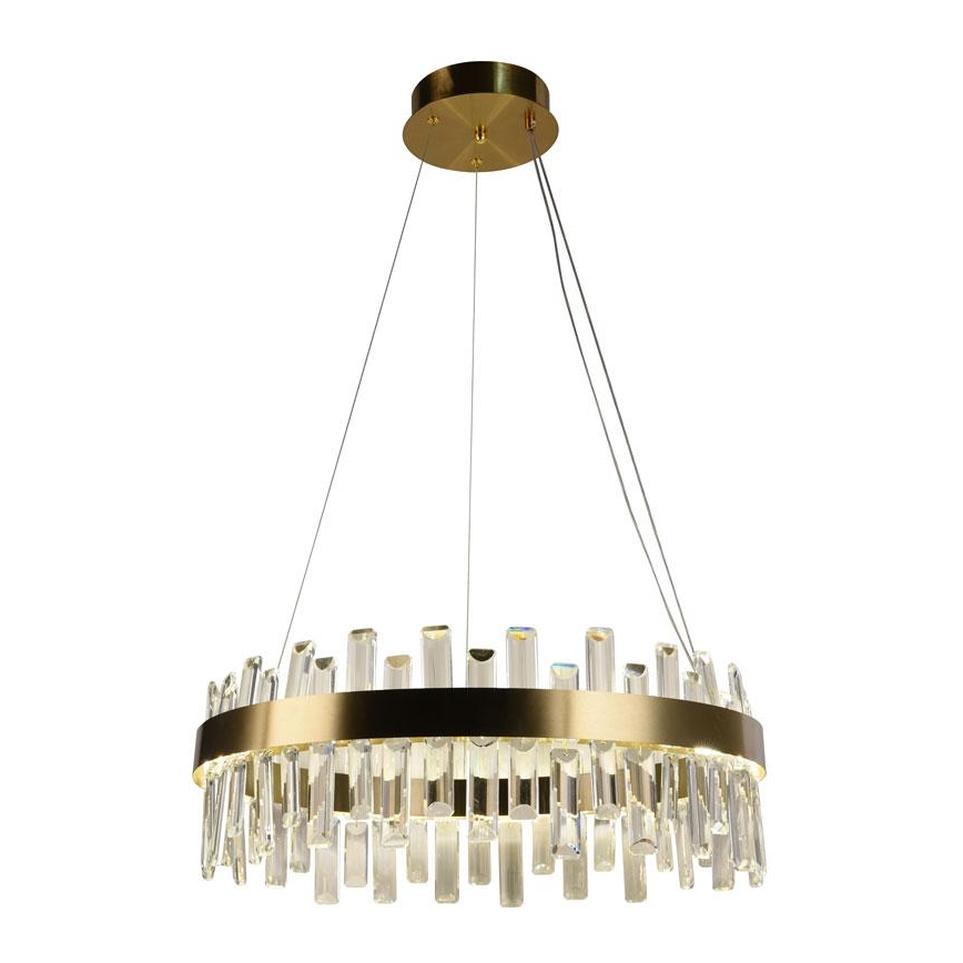LED Ljusreglerad kristall ljuskrona på snöre LED/80W/230V 3000-6500K + fjärrkontroll