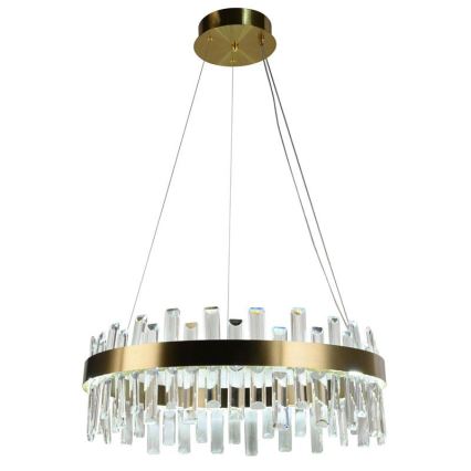 LED Ljusreglerad kristall ljuskrona på snöre LED/80W/230V 3000-6500K + fjärrkontroll