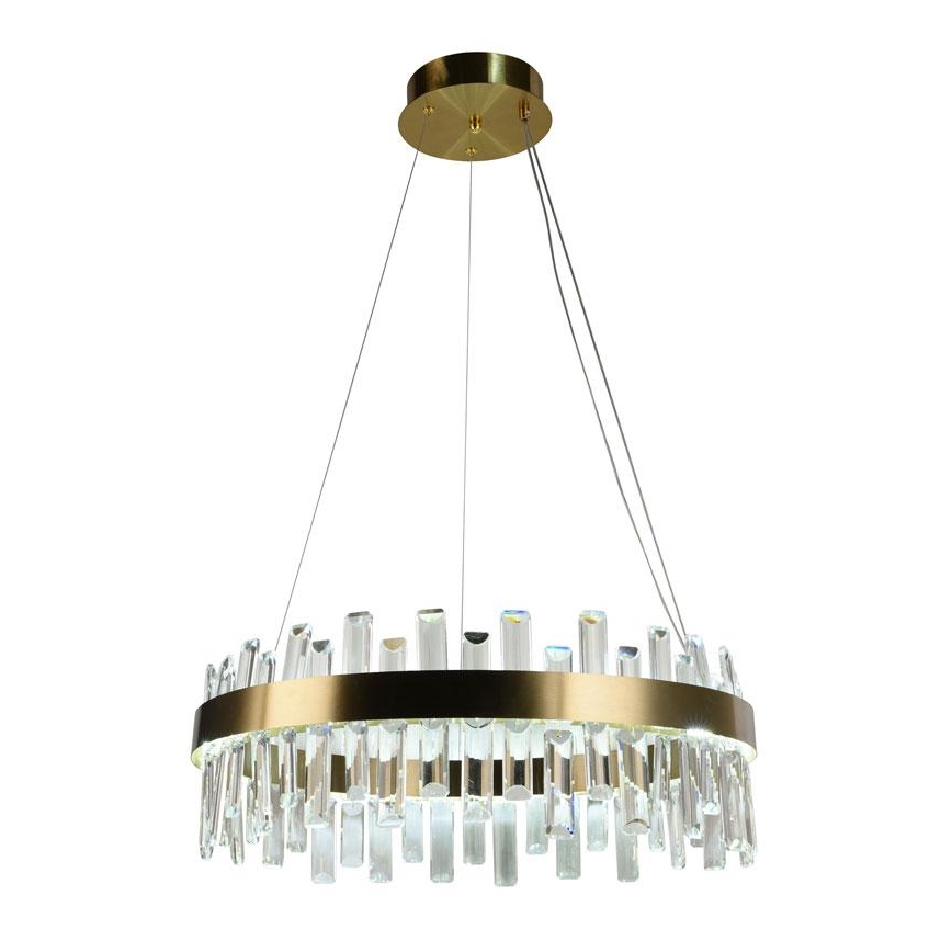 LED Ljusreglerad kristall ljuskrona på snöre LED/80W/230V 3000-6500K + fjärrkontroll