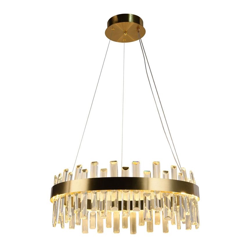 LED Ljusreglerad kristall ljuskrona på snöre LED/80W/230V 3000-6500K + fjärrkontroll