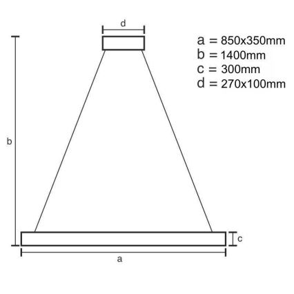LED Ljusreglerad kristall ljuskrona på snöre LED/90W/230V 3000-6500K + fjärrkontroll