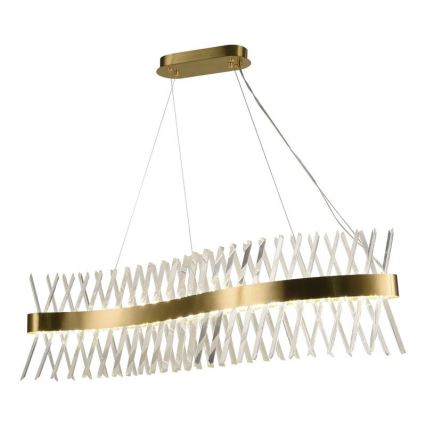 LED Ljusreglerad kristall ljuskrona på snöre LED/95W/230V 3000-6500K + fjärrkontroll