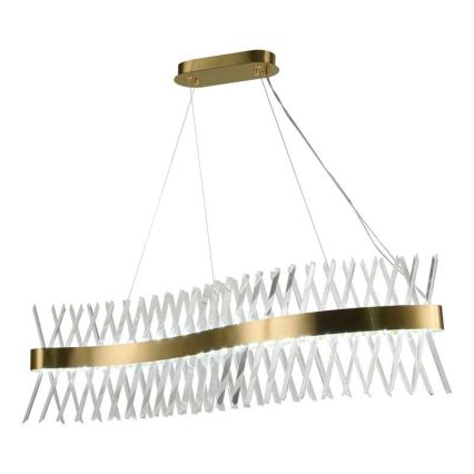 LED Ljusreglerad kristall ljuskrona på snöre LED/95W/230V 3000-6500K + fjärrkontroll
