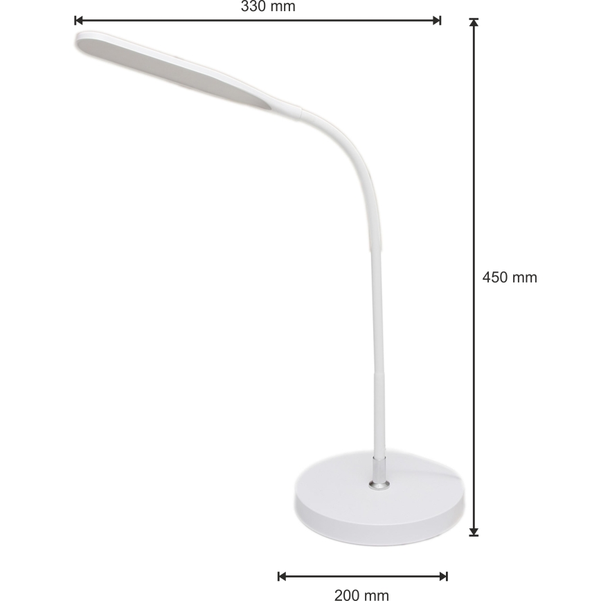 LED Ljusreglerad lampa 03.01.2001 LED/10W/230V 3000/4000/6000K CRI 90 vit