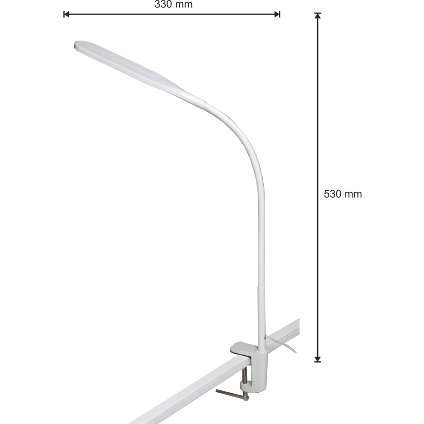 LED Ljusreglerad lampa 03.01.2001 LED/10W/230V 3000/4000/6000K CRI 90 vit