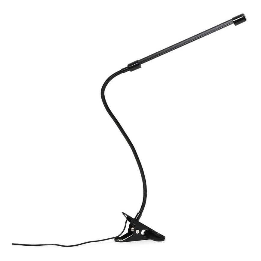 LED ljusreglerad lampa med klämma för växtbelysning LED/3W/230V svart