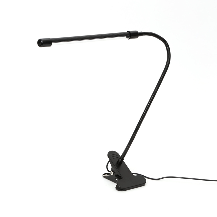 LED ljusreglerad lampa med klämma för växtbelysning LED/3W/230V svart