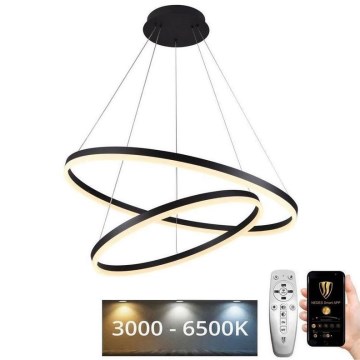 LED ljusreglerad ljuskrona på snöre LED/100W/230V 3000-6500K + fjärrkontroll