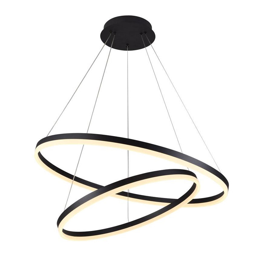 LED ljusreglerad ljuskrona på snöre LED/100W/230V 3000-6500K + fjärrkontroll
