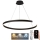 LED ljusreglerad ljuskrona på snöre LED/100W/230V 3000-6500K + fjärrkontroll