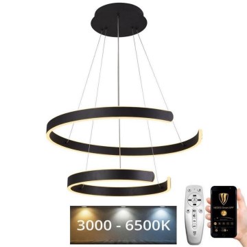 LED ljusreglerad ljuskrona på snöre LED/120W/230V 3000-6500K + fjärrkontroll