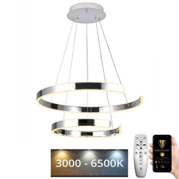 LED ljusreglerad ljuskrona på snöre LED/120W/230V 3000-6500K + fjärrkontroll