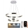 LED ljusreglerad ljuskrona på snöre LED/120W/230V 3000-6500K + fjärrkontroll