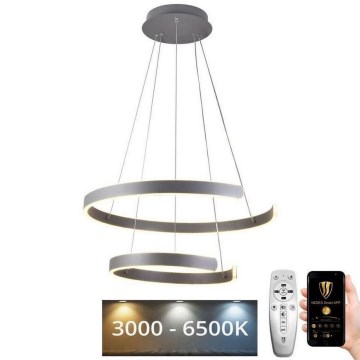 LED ljusreglerad ljuskrona på snöre LED/120W/230V 3000-6500K + fjärrkontroll