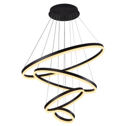 LED ljusreglerad ljuskrona på snöre LED/165W/230V 3000-6500K + fjärrkontroll