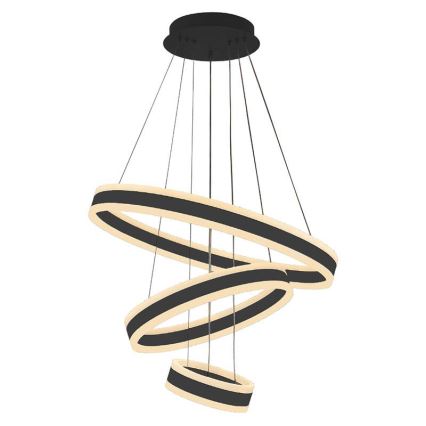 LED ljusreglerad ljuskrona på snöre LED/165W/230V 3000-6500K + fjärrkontroll