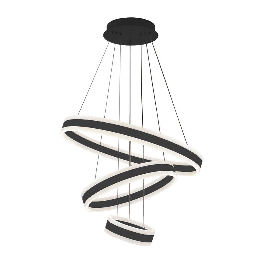 LED ljusreglerad ljuskrona på snöre LED/165W/230V 3000-6500K + fjärrkontroll