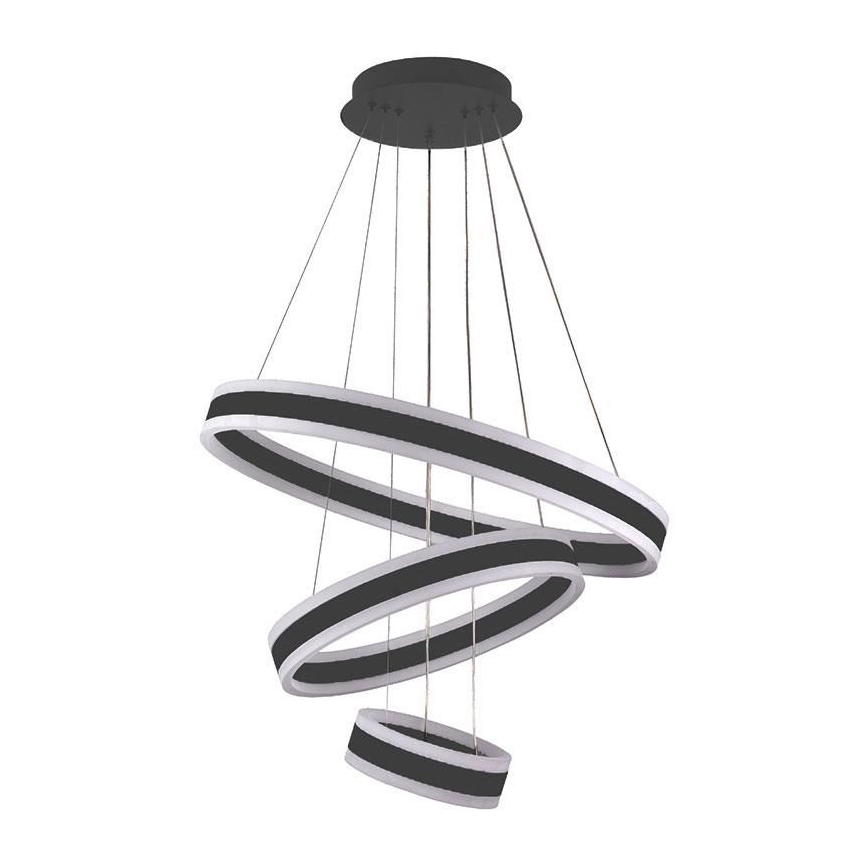 LED ljusreglerad ljuskrona på snöre LED/165W/230V 3000-6500K + fjärrkontroll