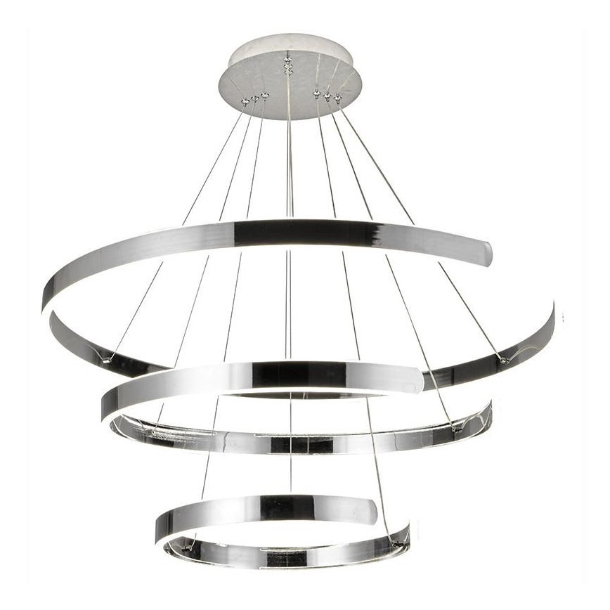 LED ljusreglerad ljuskrona på snöre LED/220W/230V 3000-6500K + fjärrkontroll