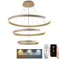 LED ljusreglerad ljuskrona på snöre LED/220W/230V 3000-6500K + fjärrkontroll