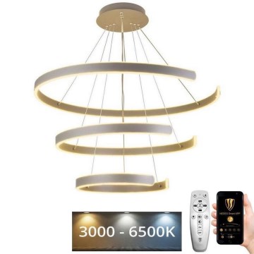 LED ljusreglerad ljuskrona på snöre LED/220W/230V 3000-6500K + fjärrkontroll